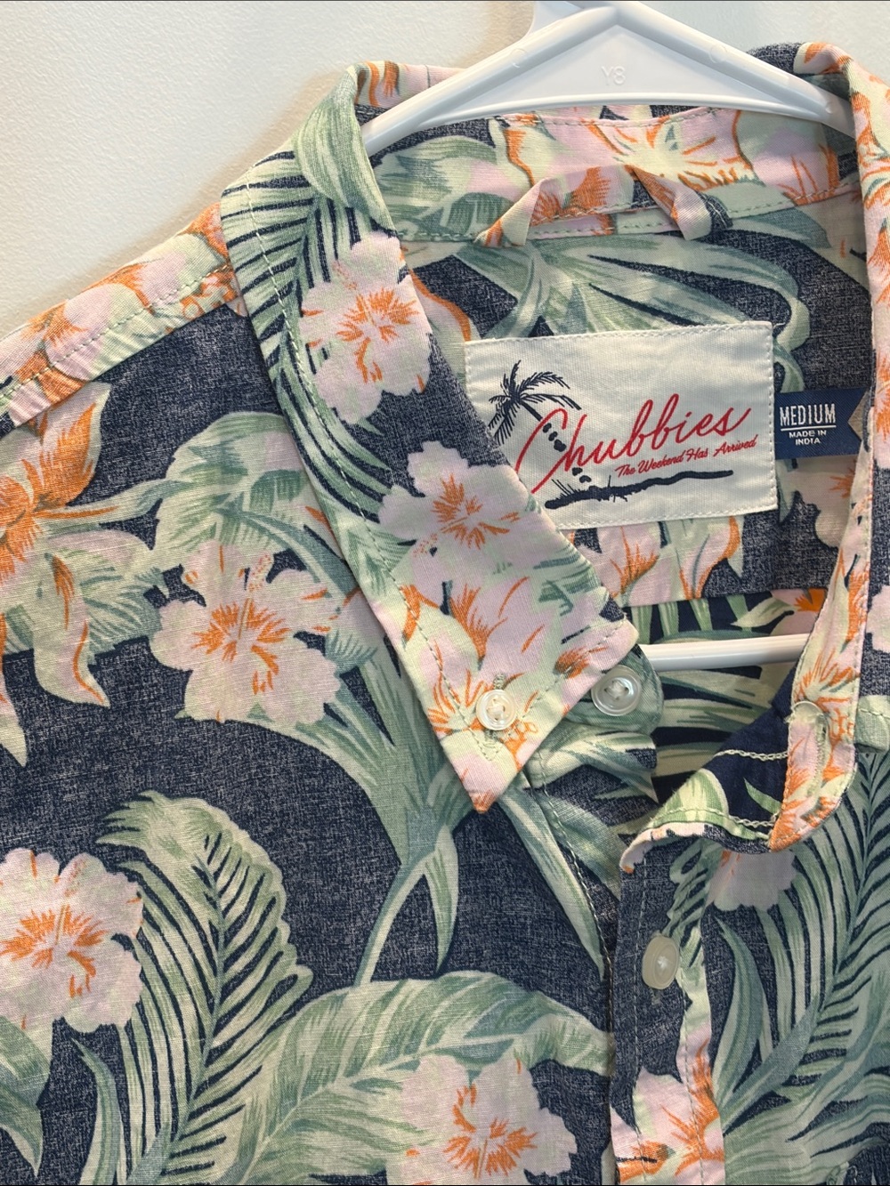 Chubbies Hawaiian Floral Short-Sleeve Button-Down Shirt